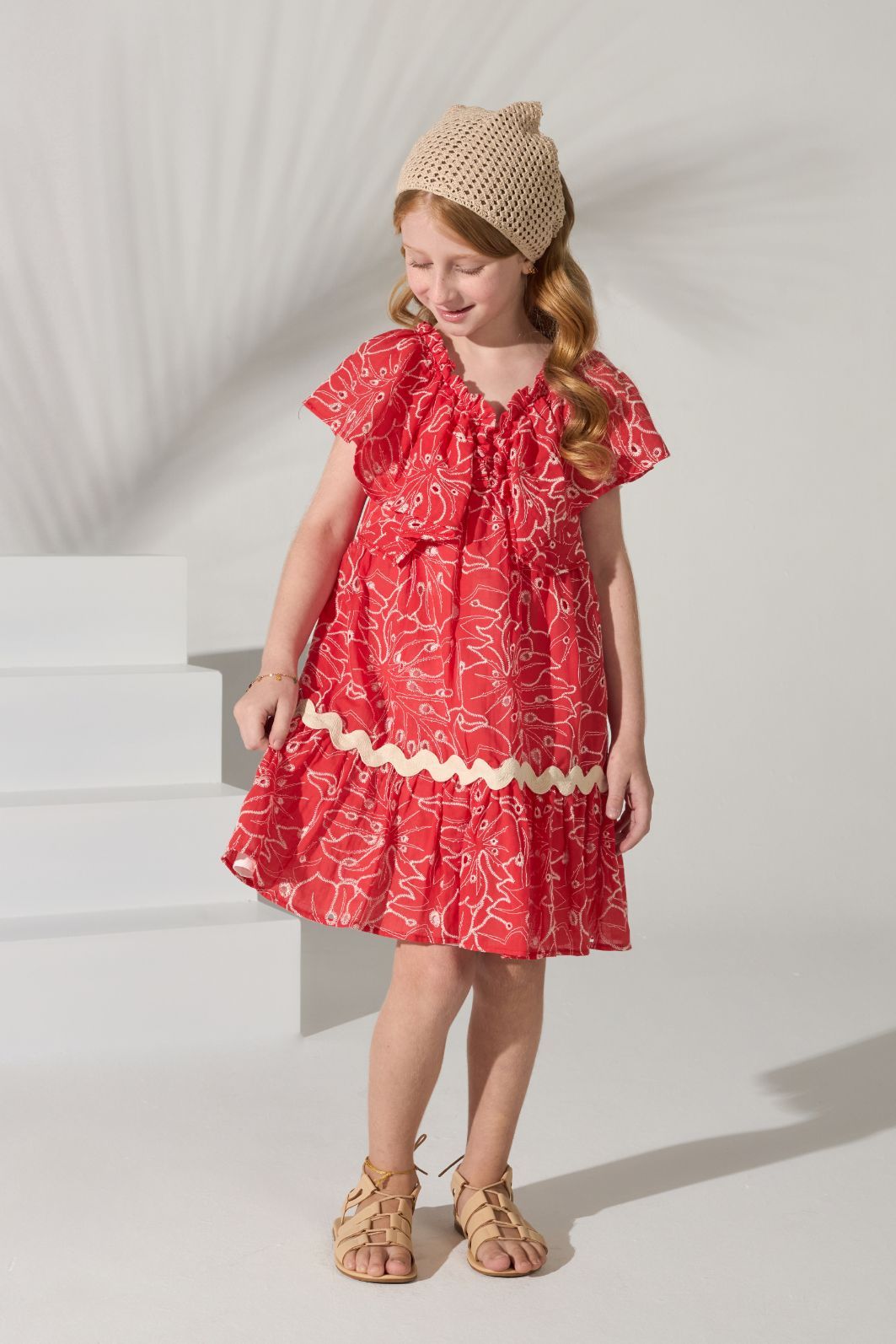 Vestido de lasie bordado