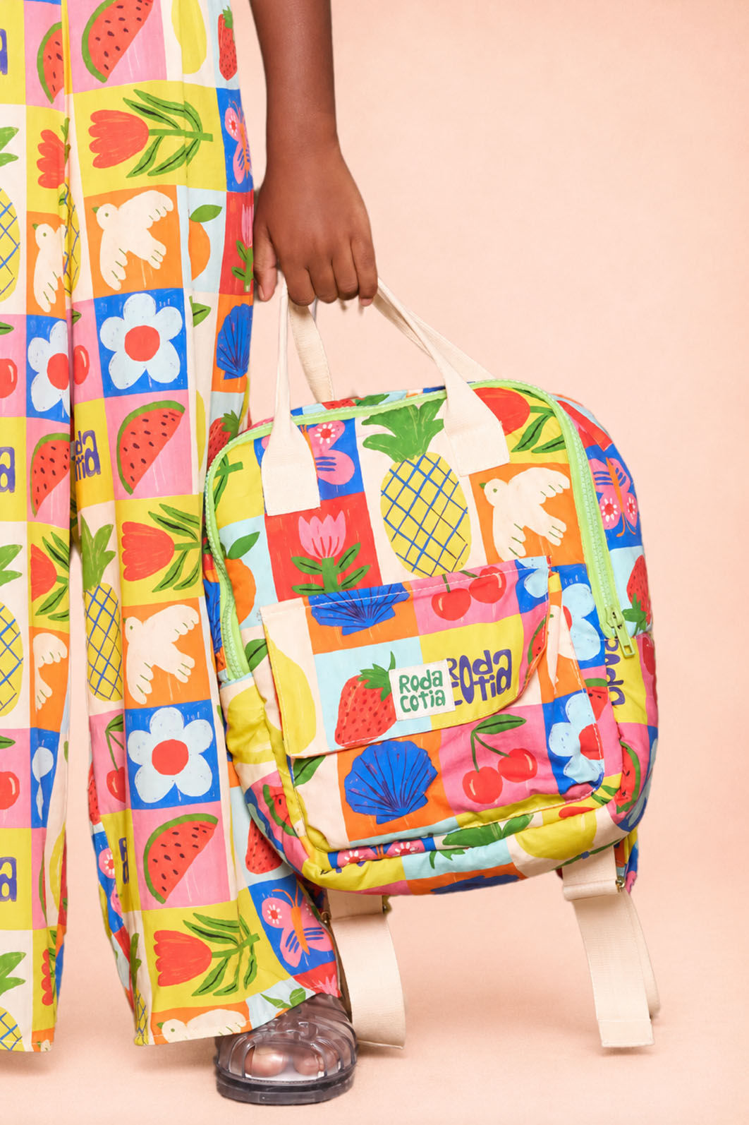 Mochila entampada e forrada