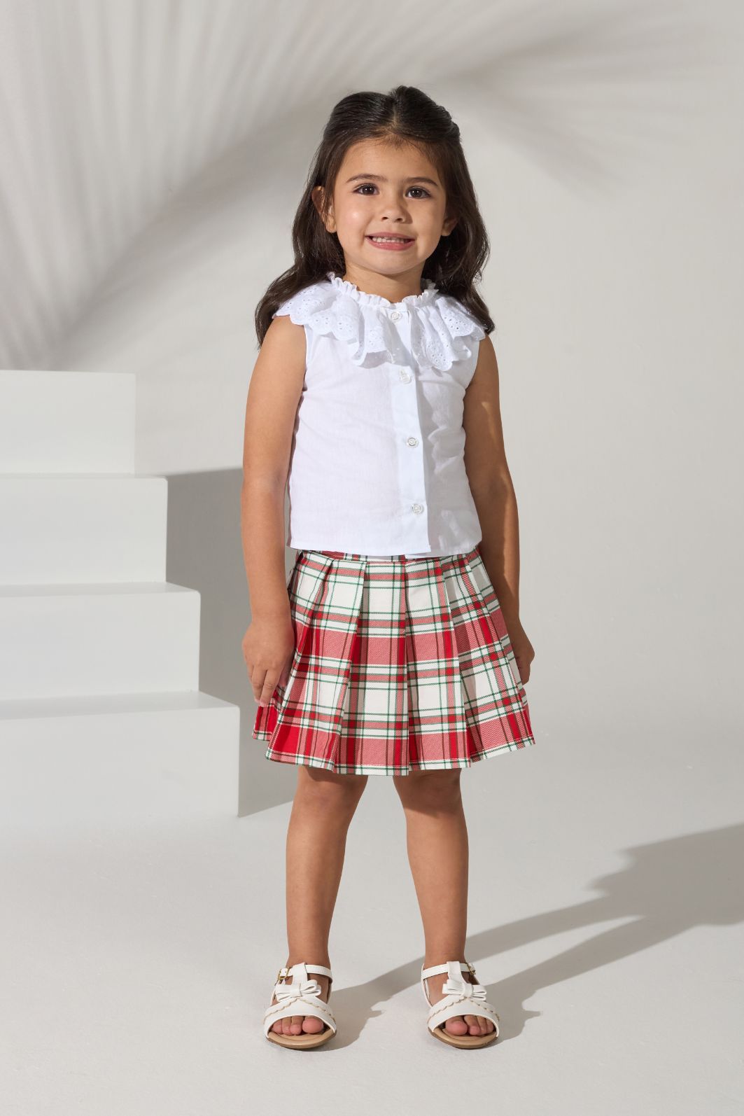 Conjunto camisa e saia xadrez Conjunto camisa e saia xadrez