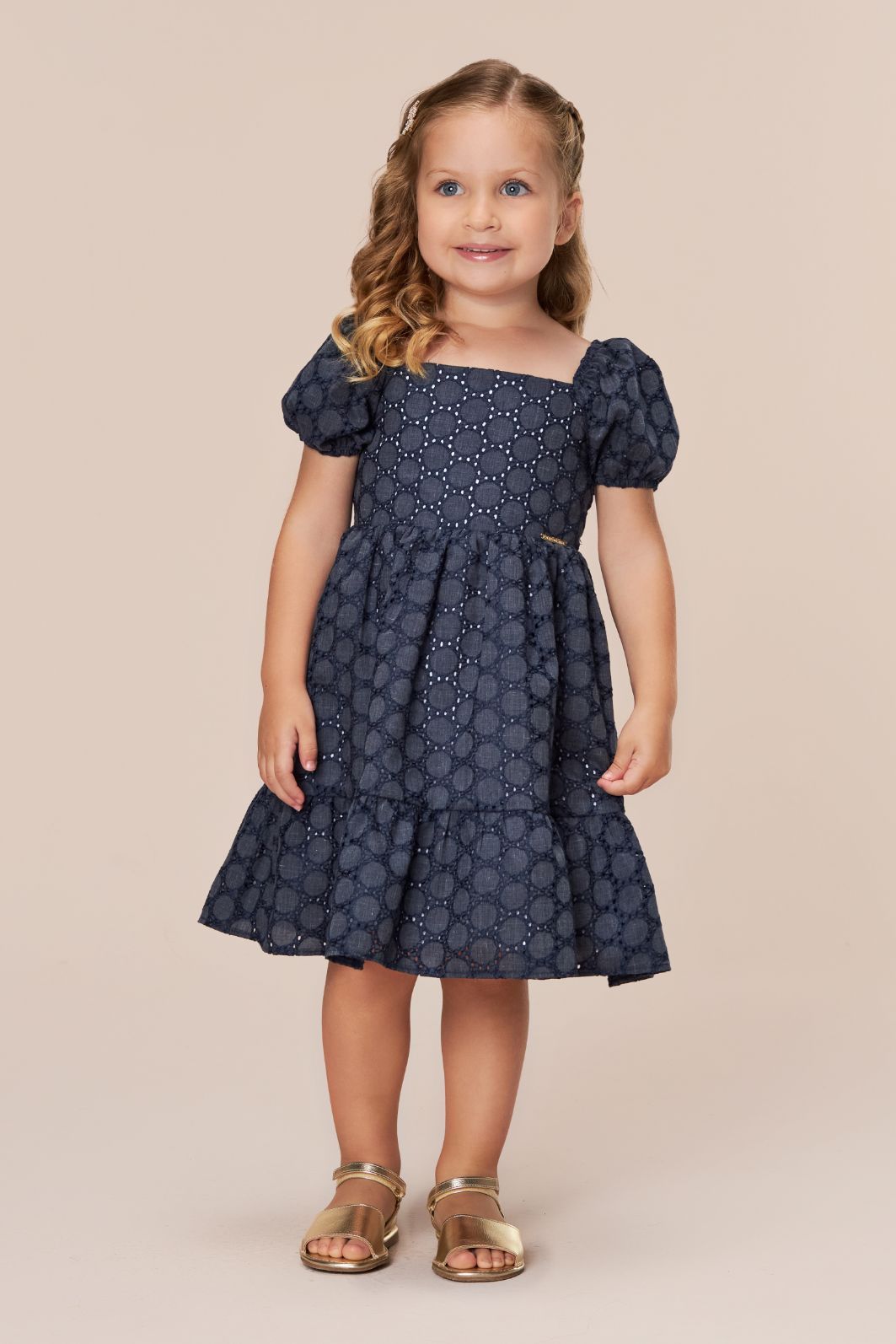 Vestido de bordery jeans