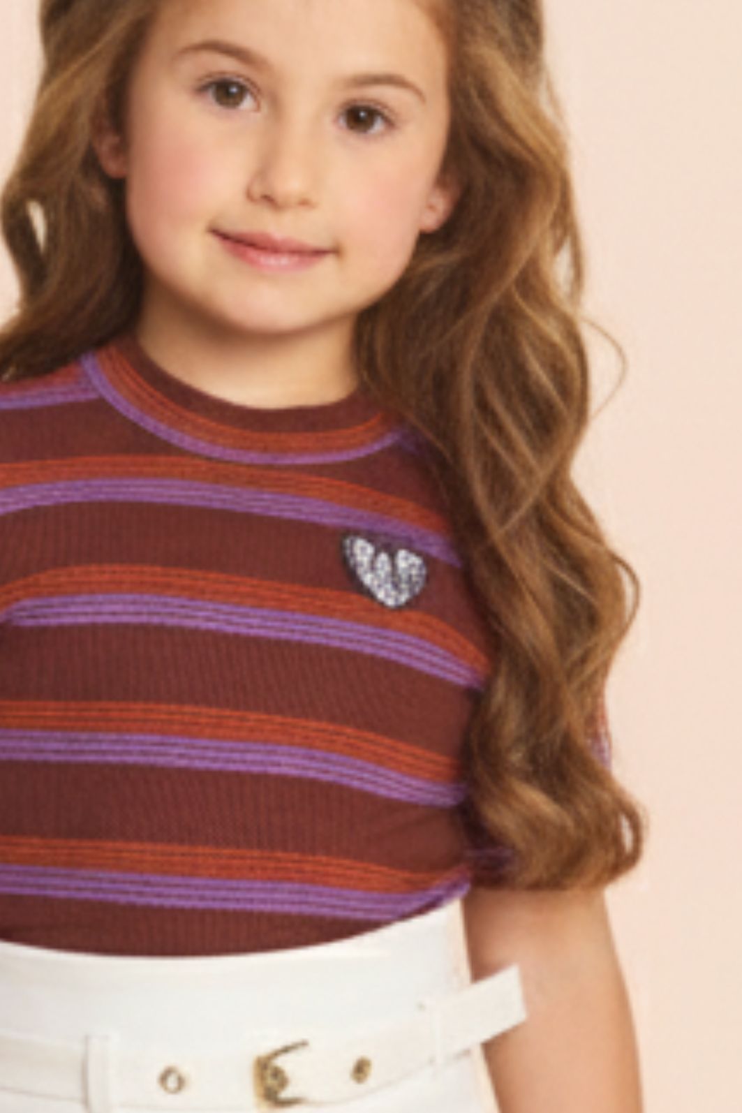 Blusa cute canelada manga curta Blusa cute canelada manga curta