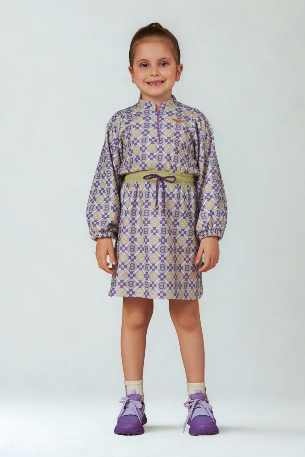 Vestido de malha soft estampado Vestido de malha soft estampado