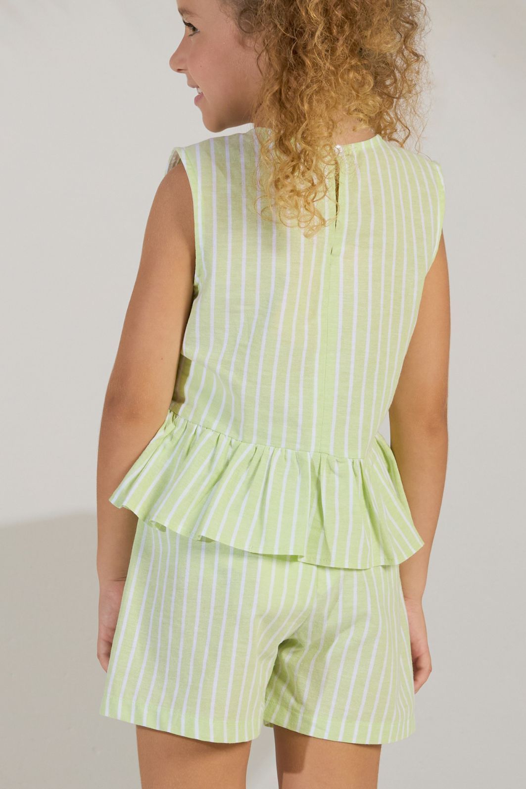 Conjunto de cambraia florence listrada