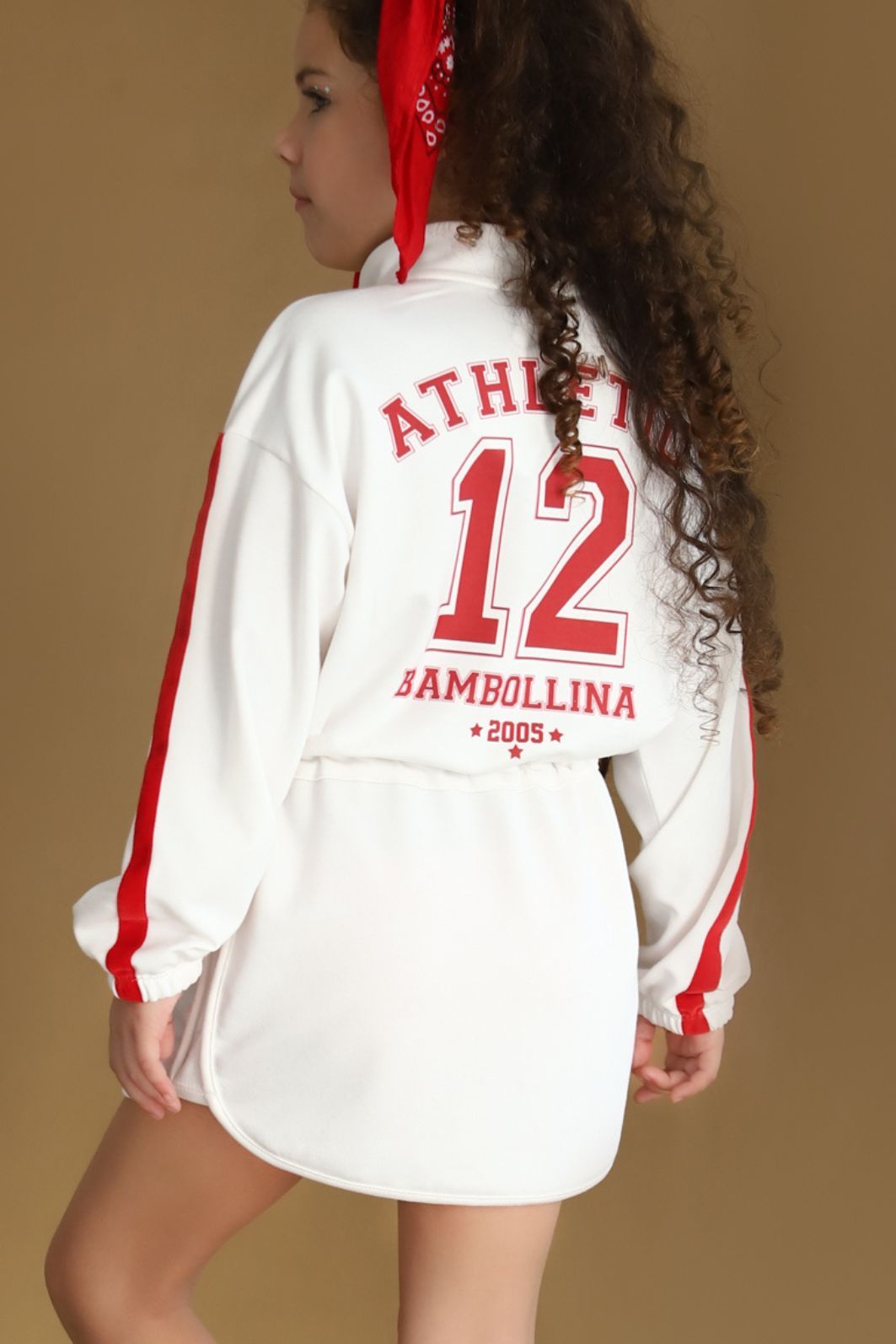 Vestido esportivo com silk frente/costas