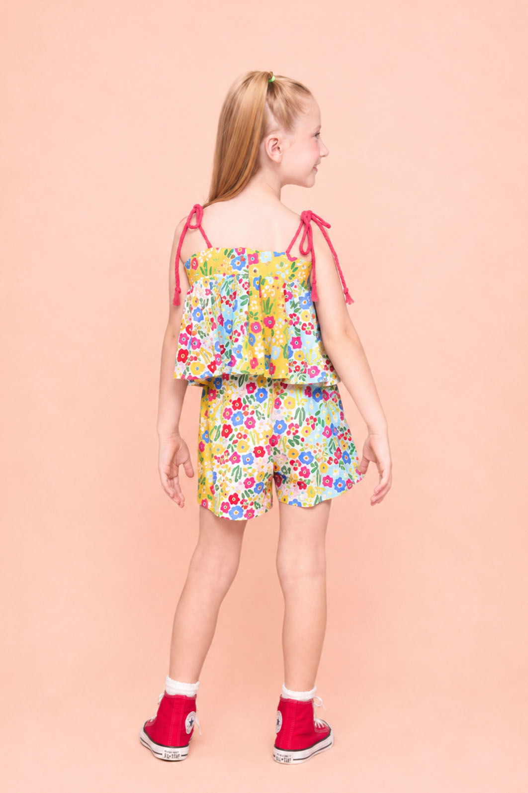 Conjunto estampado com alcinhas Conjunto estampado com alcinhas
