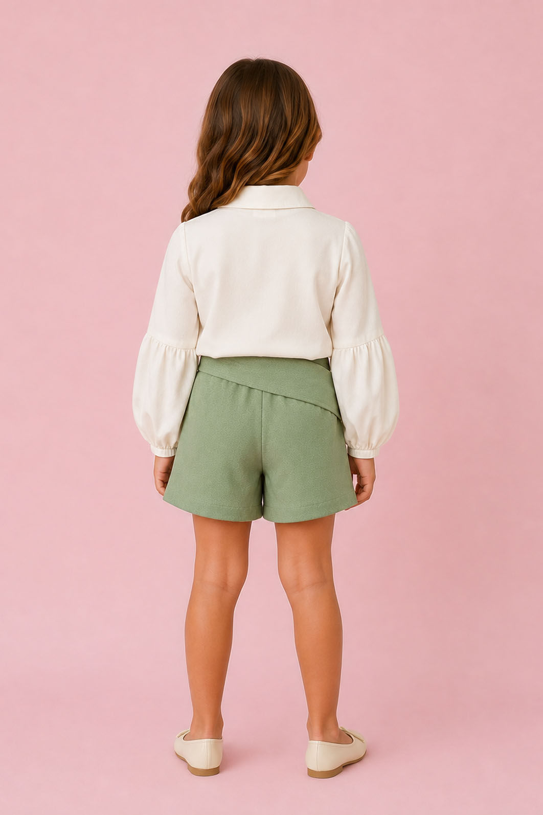 Conjunto Camisa De Air Flow E Short Saia De Cotelê Conjunto Camisa De Air Flow E Short Saia De Cotelê