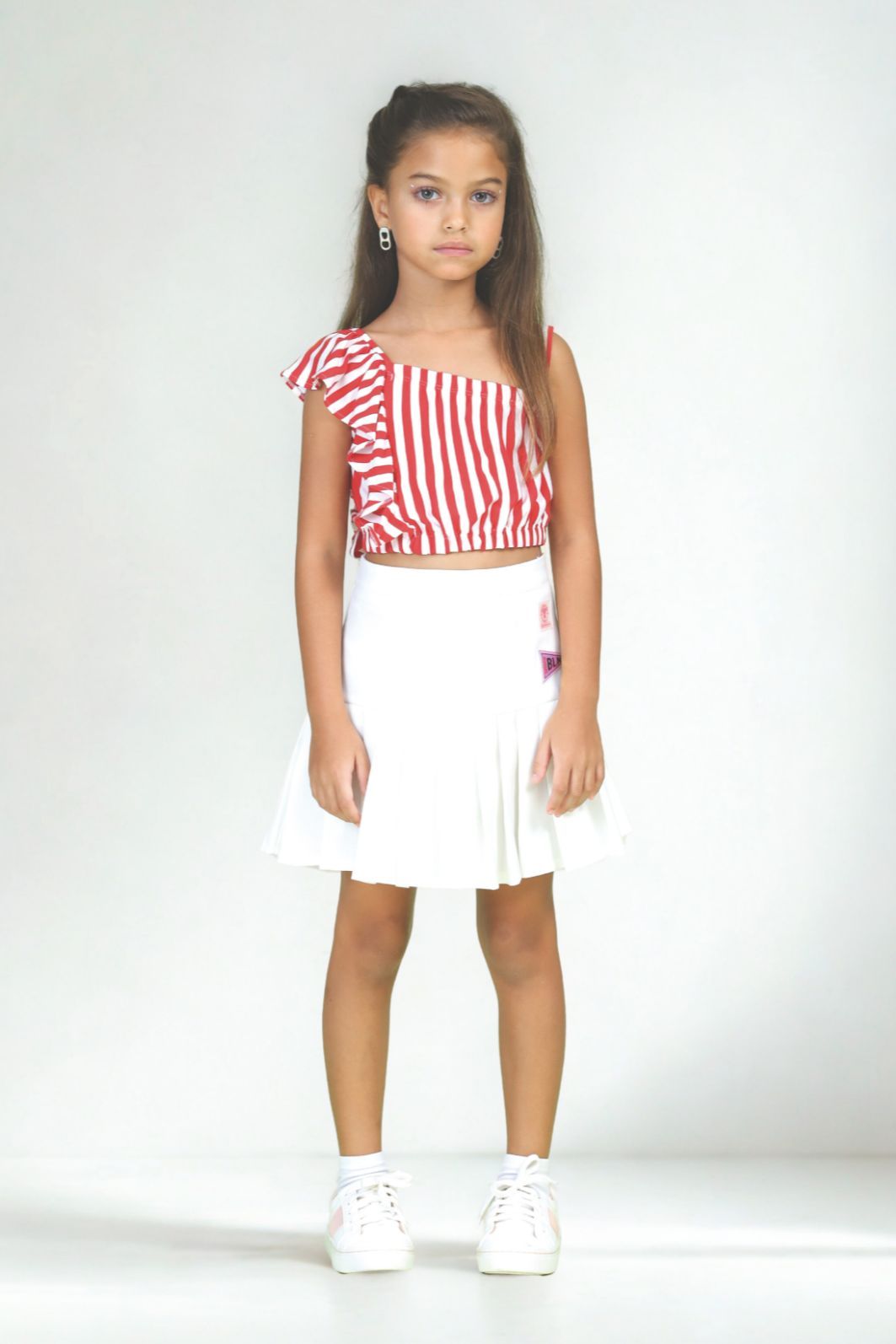 Top Listrado Assimétrico Top Listrado Assimétrico