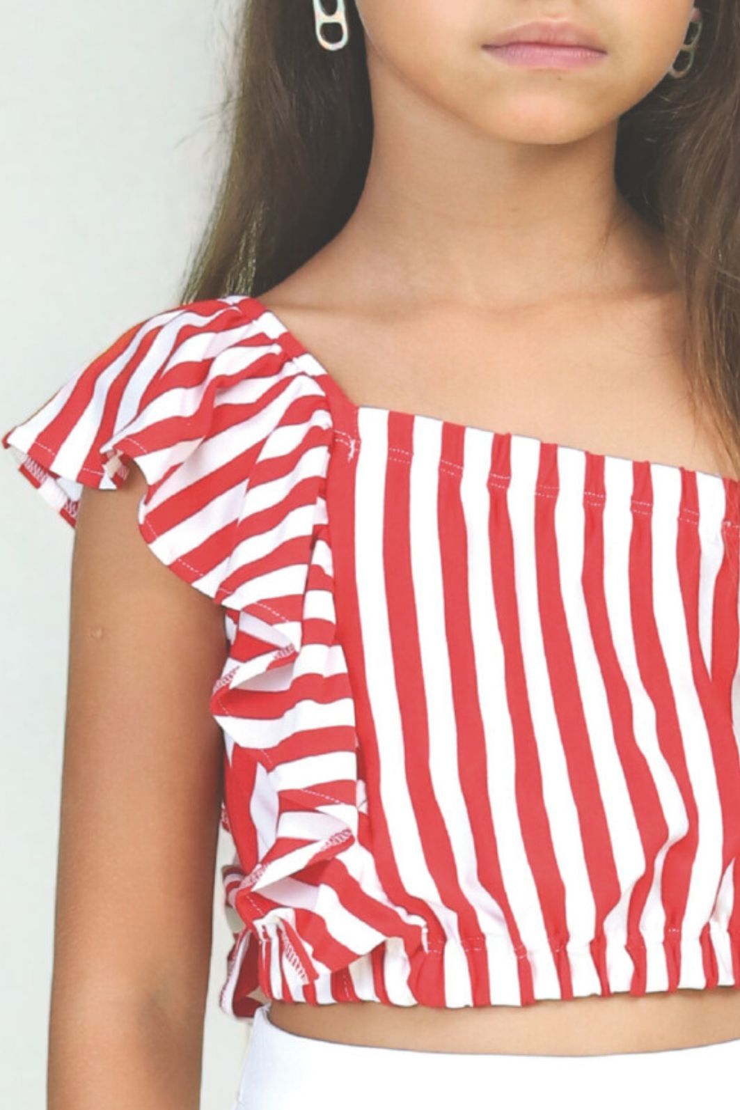 Top Listrado Assimétrico Top Listrado Assimétrico