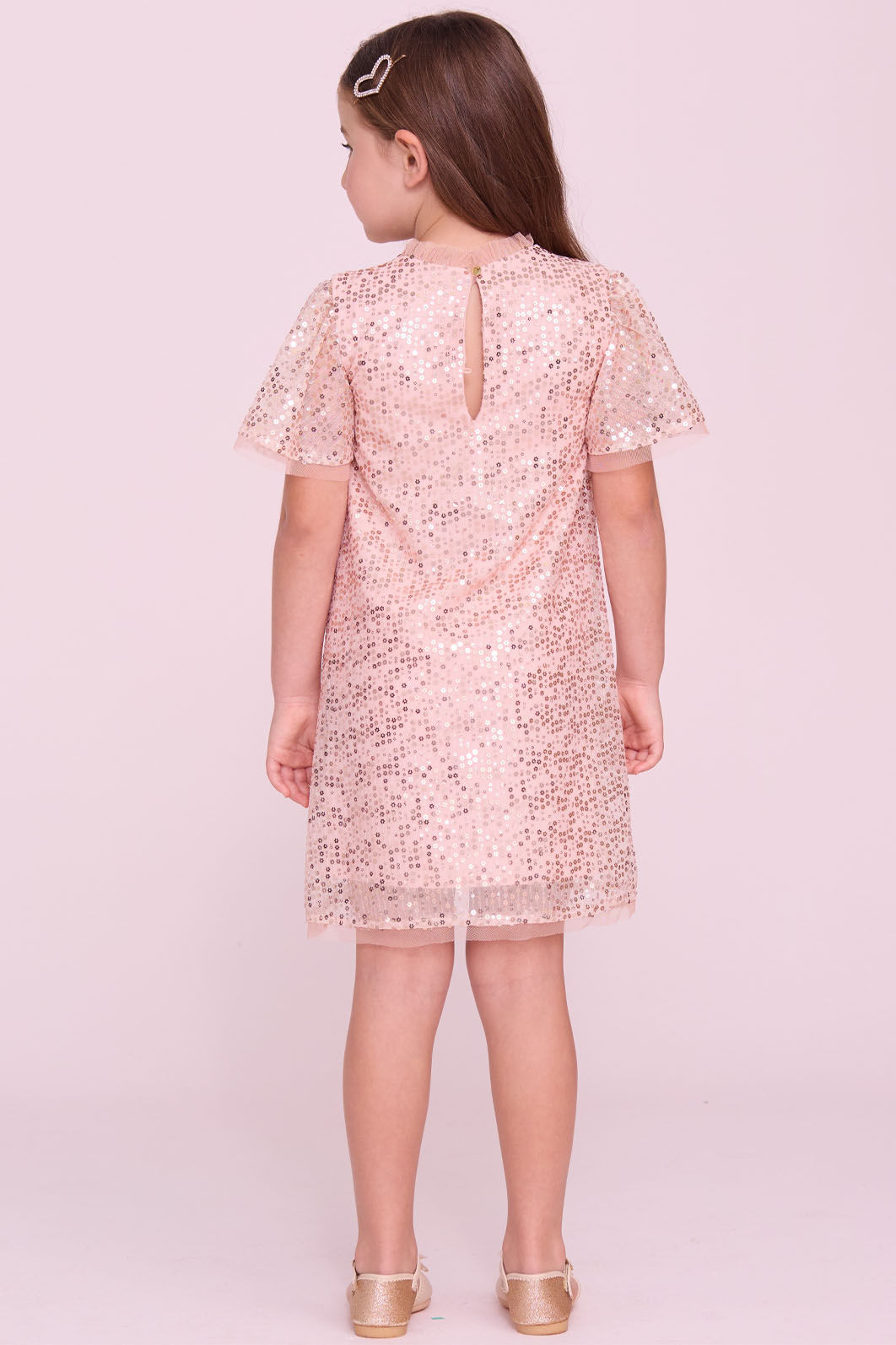 Vestido De Paetê Flores