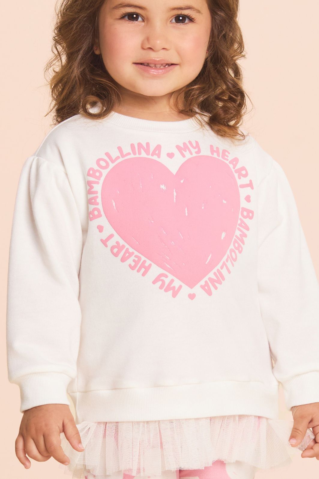 Conjunto moletom e legging de corações Conjunto moletom e legging de corações