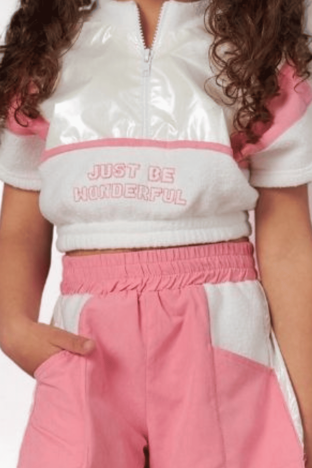 Conjunto cropped e short de plush e spain cupro Conjunto cropped e short de plush e spain cupro