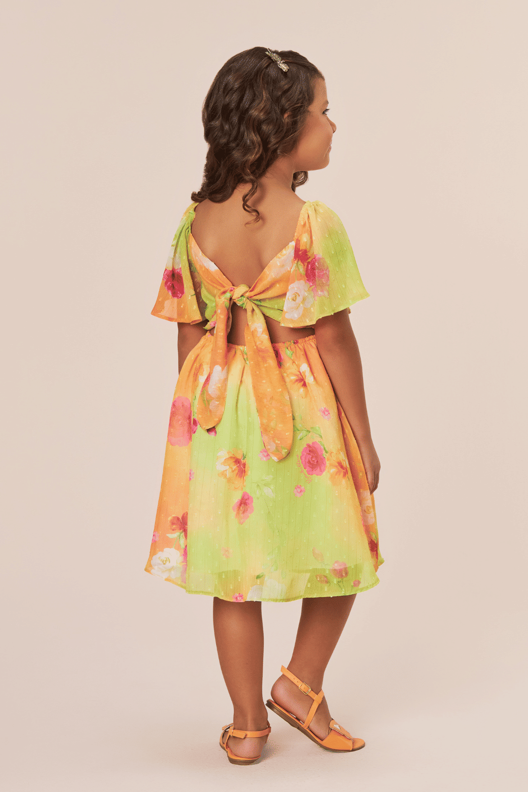 Vestido estampado de flores