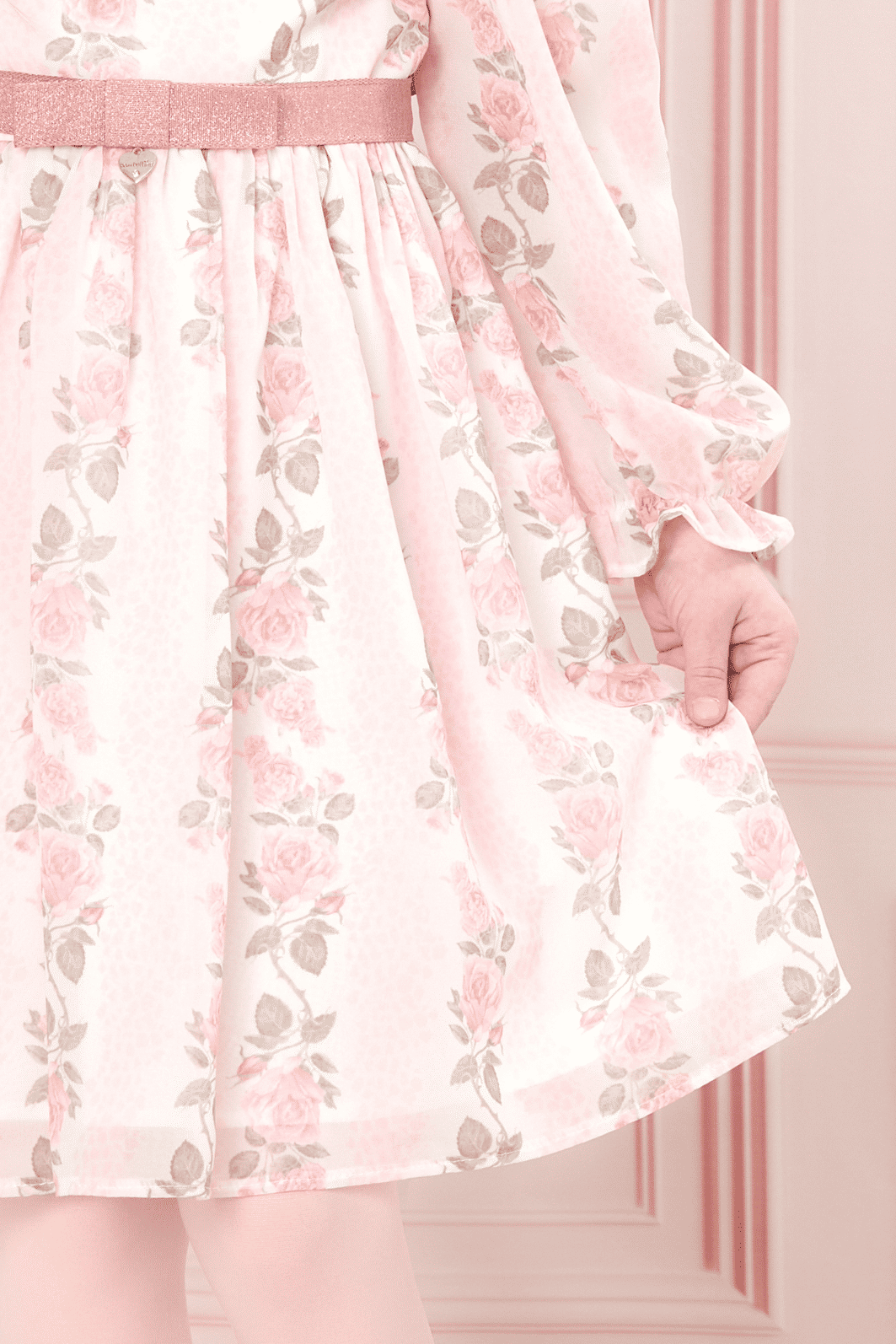 Vestido com estampa de flores Vestido com estampa de flores