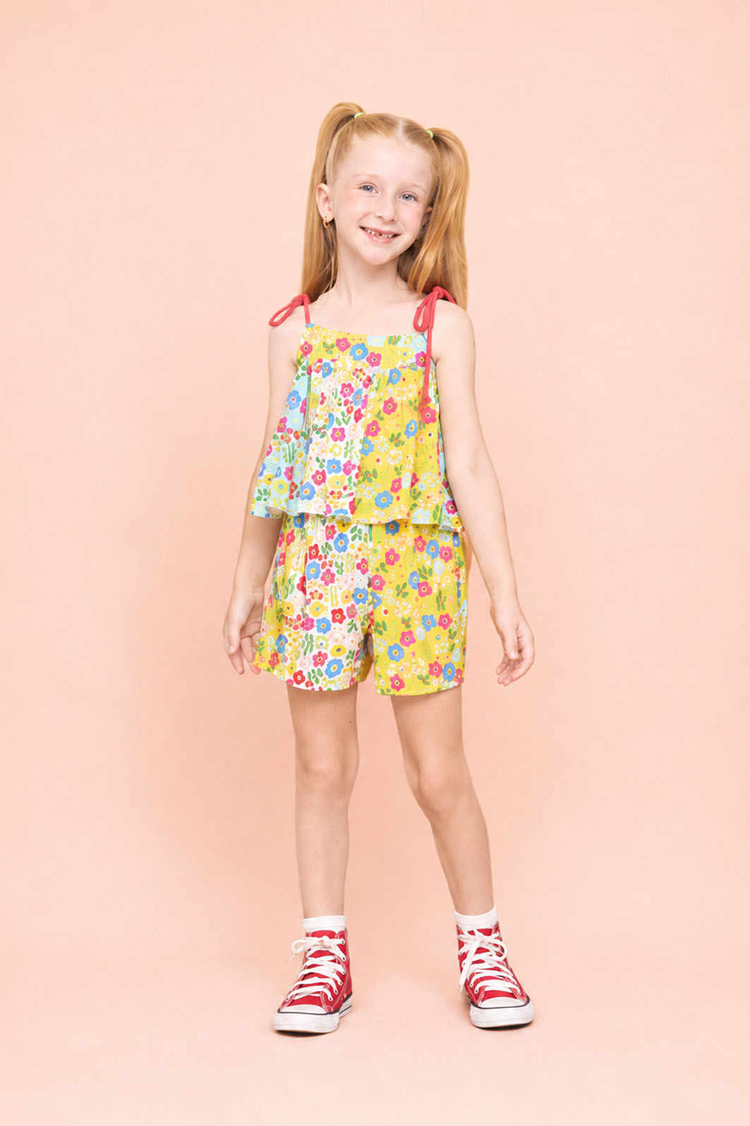 Conjunto estampado com alcinhas Conjunto estampado com alcinhas