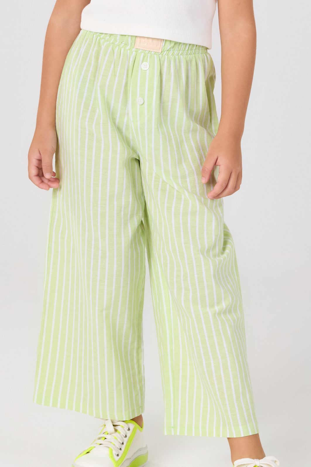 Conjunto regata canelada e pantacourt cambraia florence