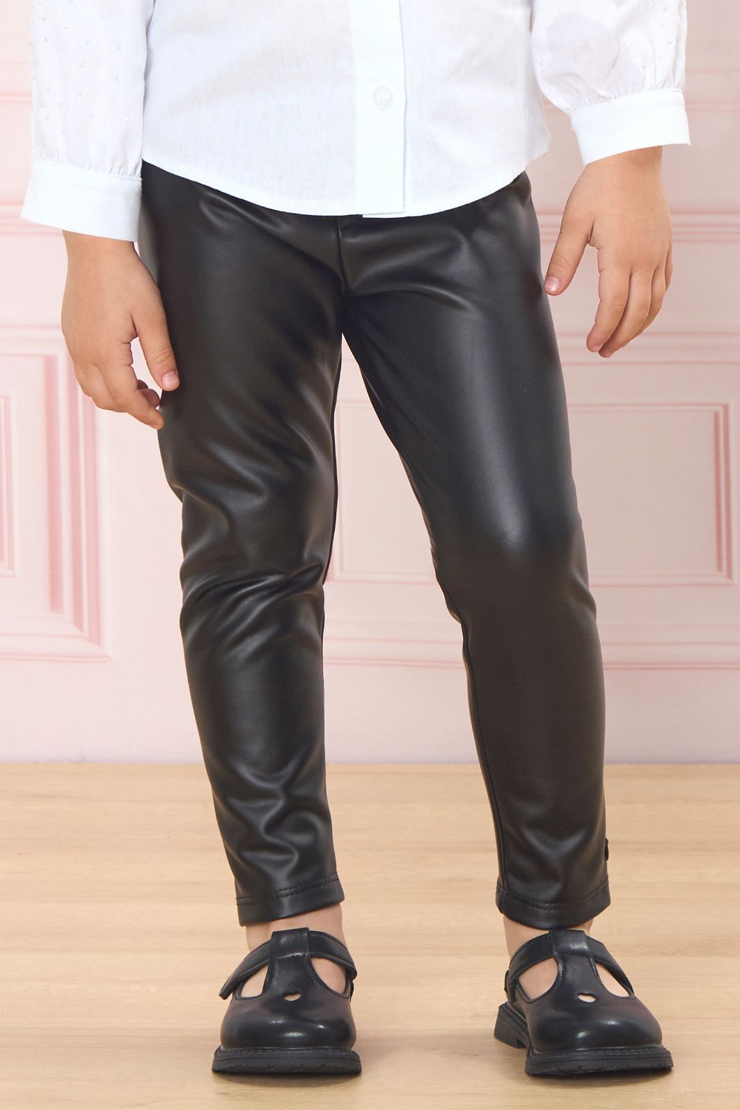 Calça de couro Calça de couro