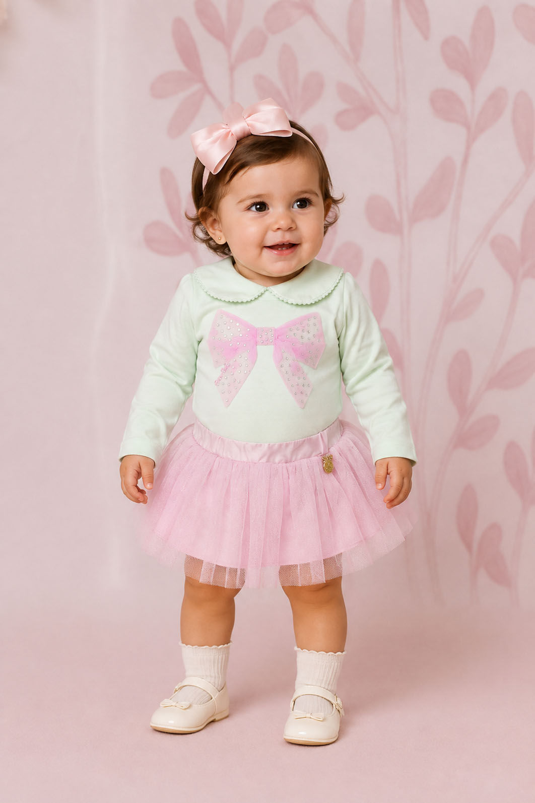 Conjunto Body De Cotton E Saia De Tule Conjunto Body De Cotton E Saia De Tule