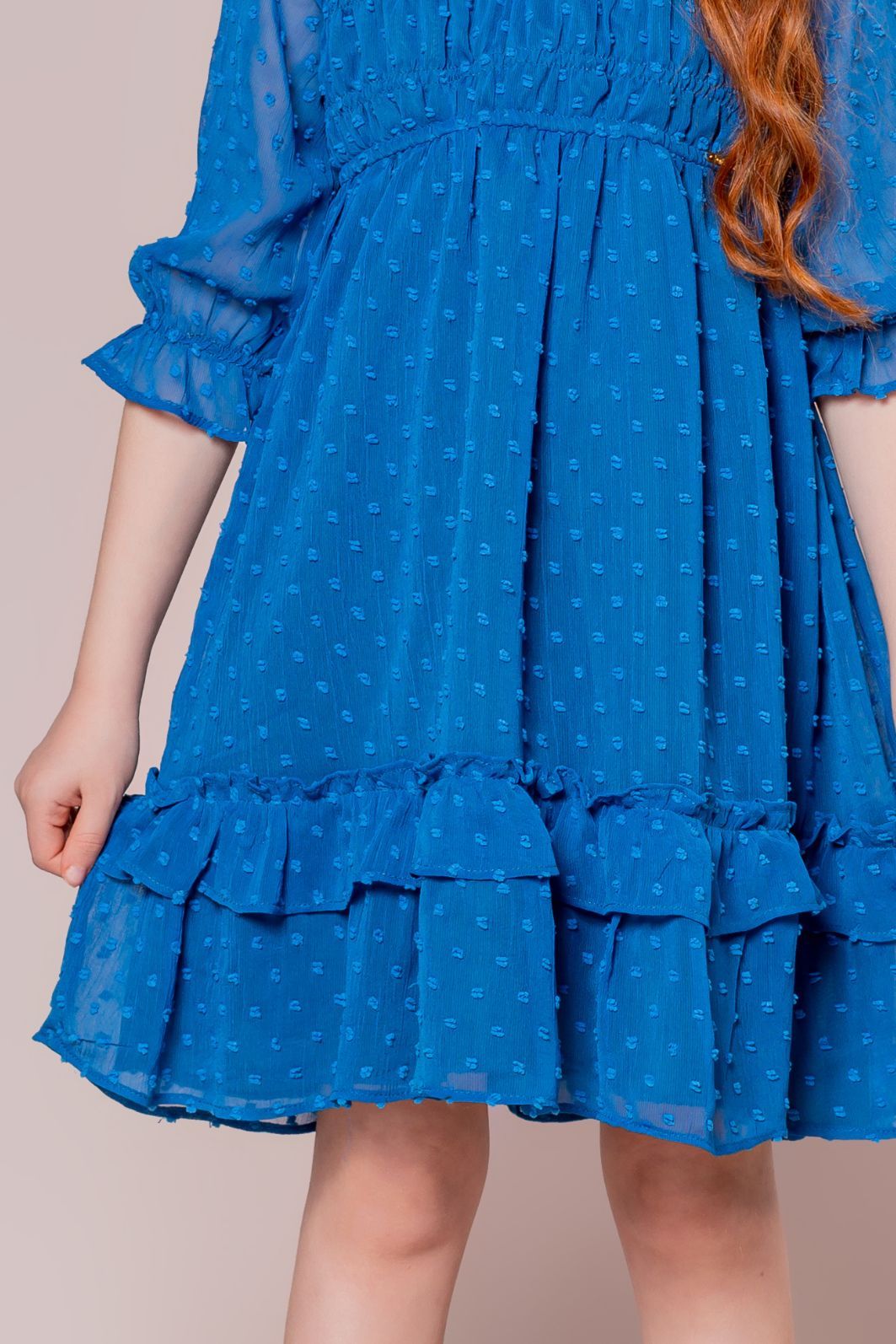 Vestido de tecido poa Vestido de tecido poa