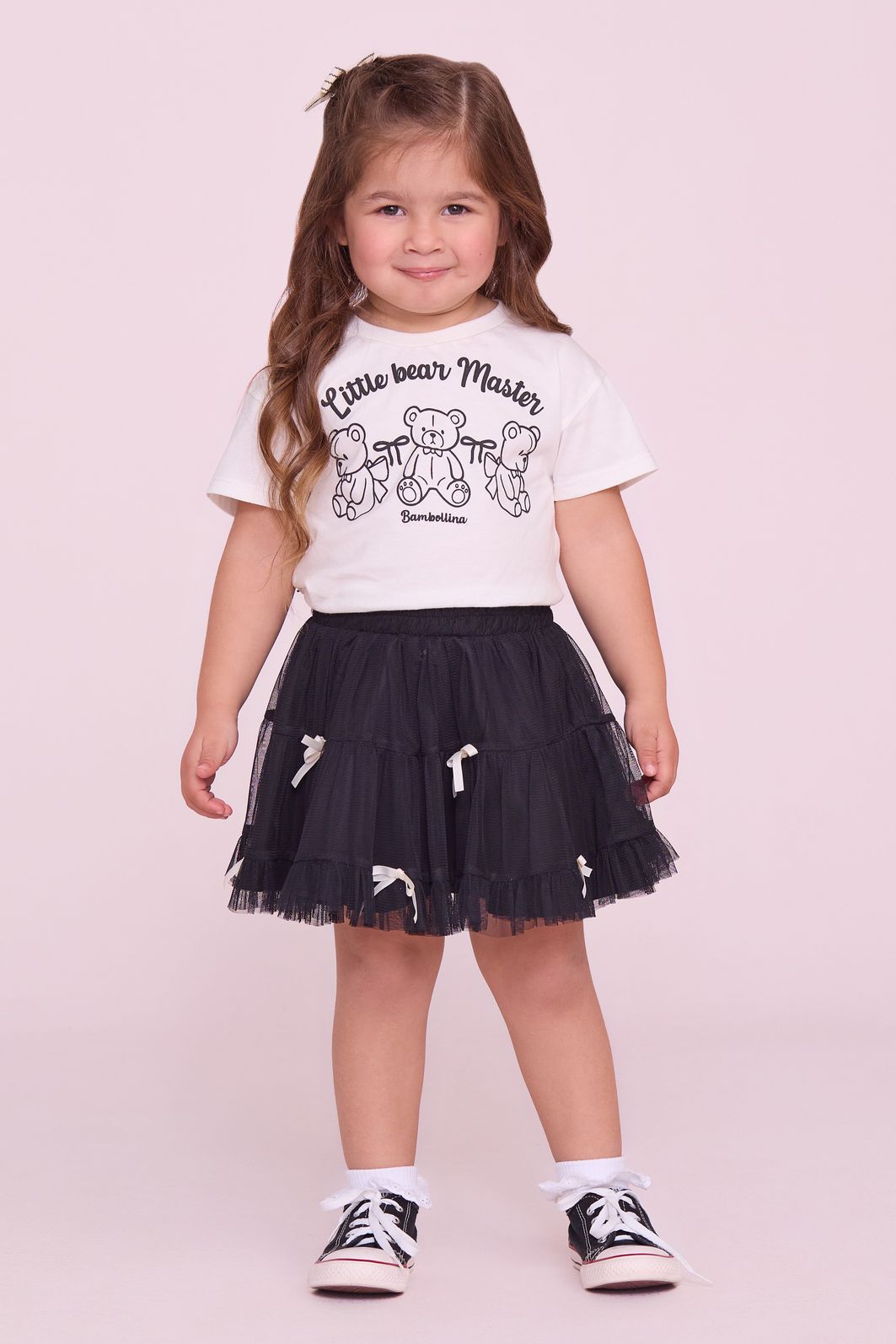 Conjunto T'shirt Com Silk Saia De Tul Conjunto T'shirt Com Silk Saia De Tul