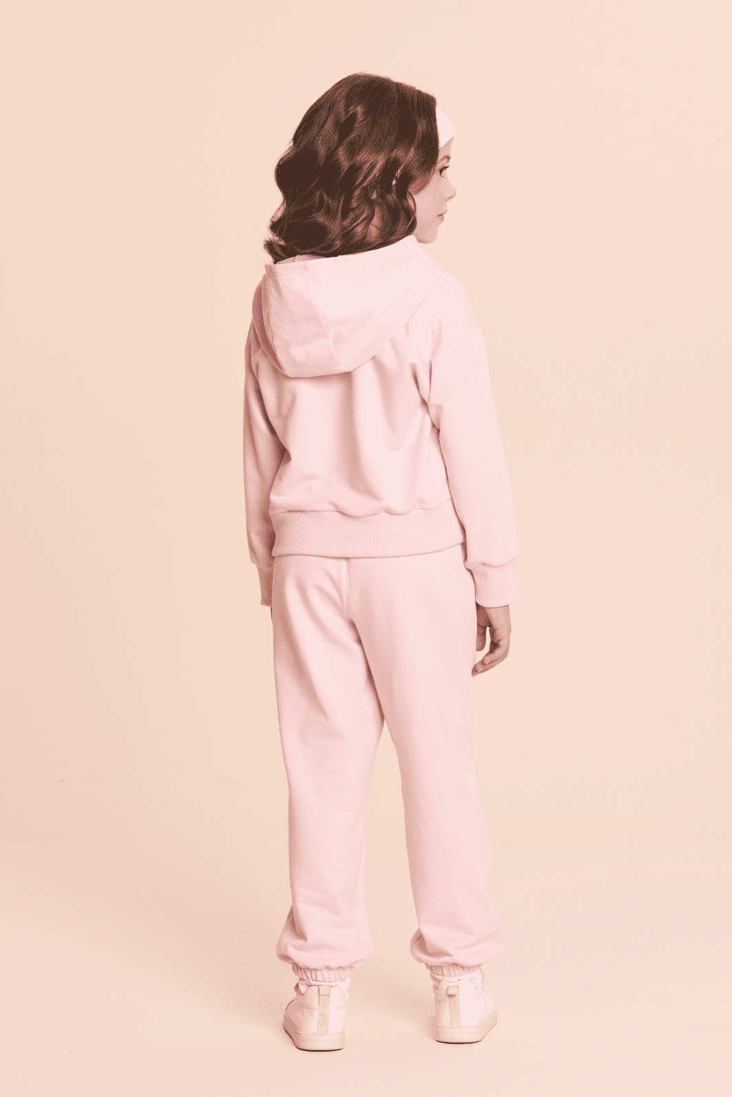 Conjunto de moletinho rosa bebê Conjunto de moletinho rosa bebê