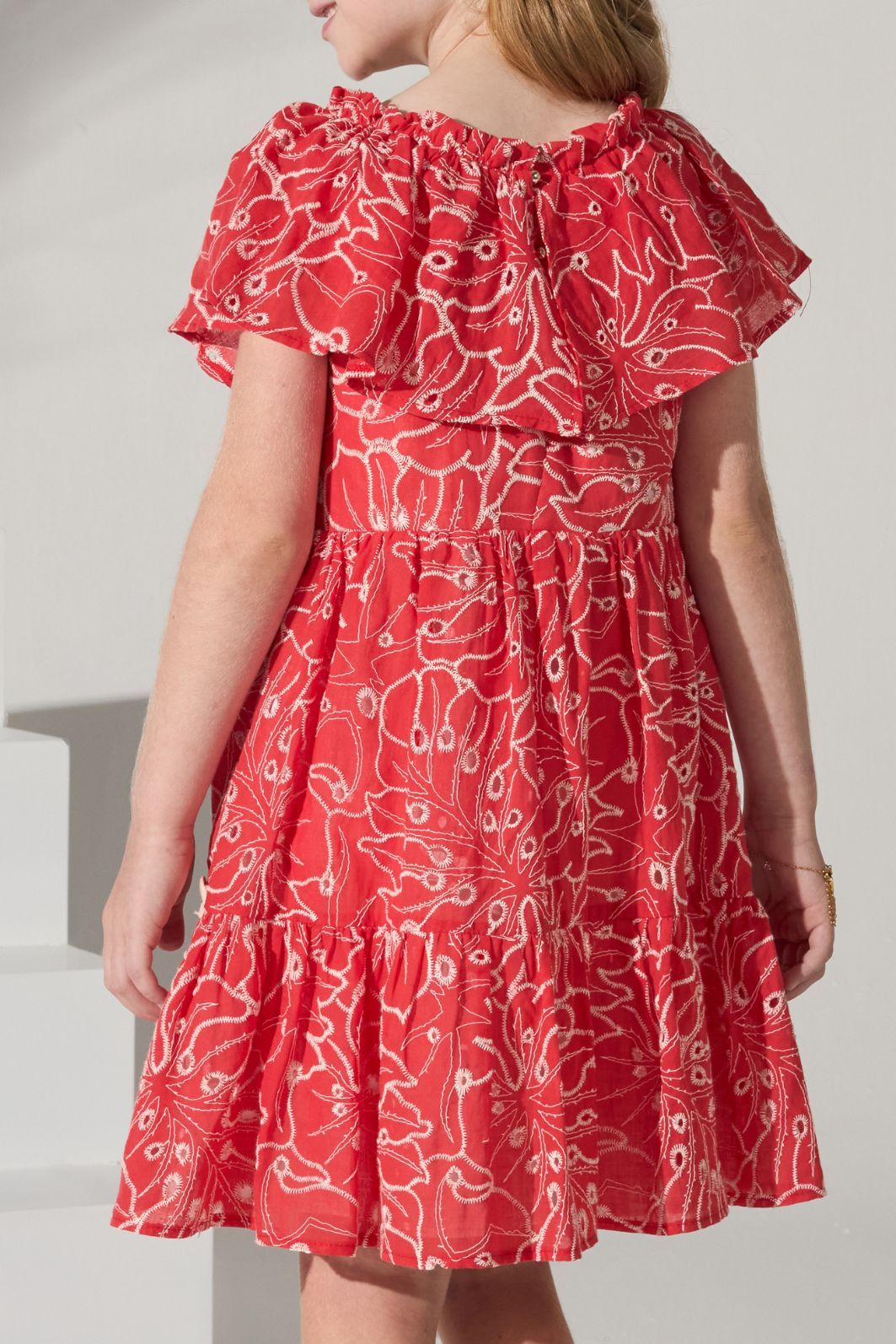 Vestido de lasie bordado