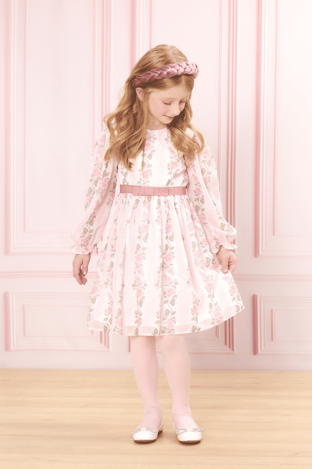 Vestido com estampa de flores Vestido com estampa de flores