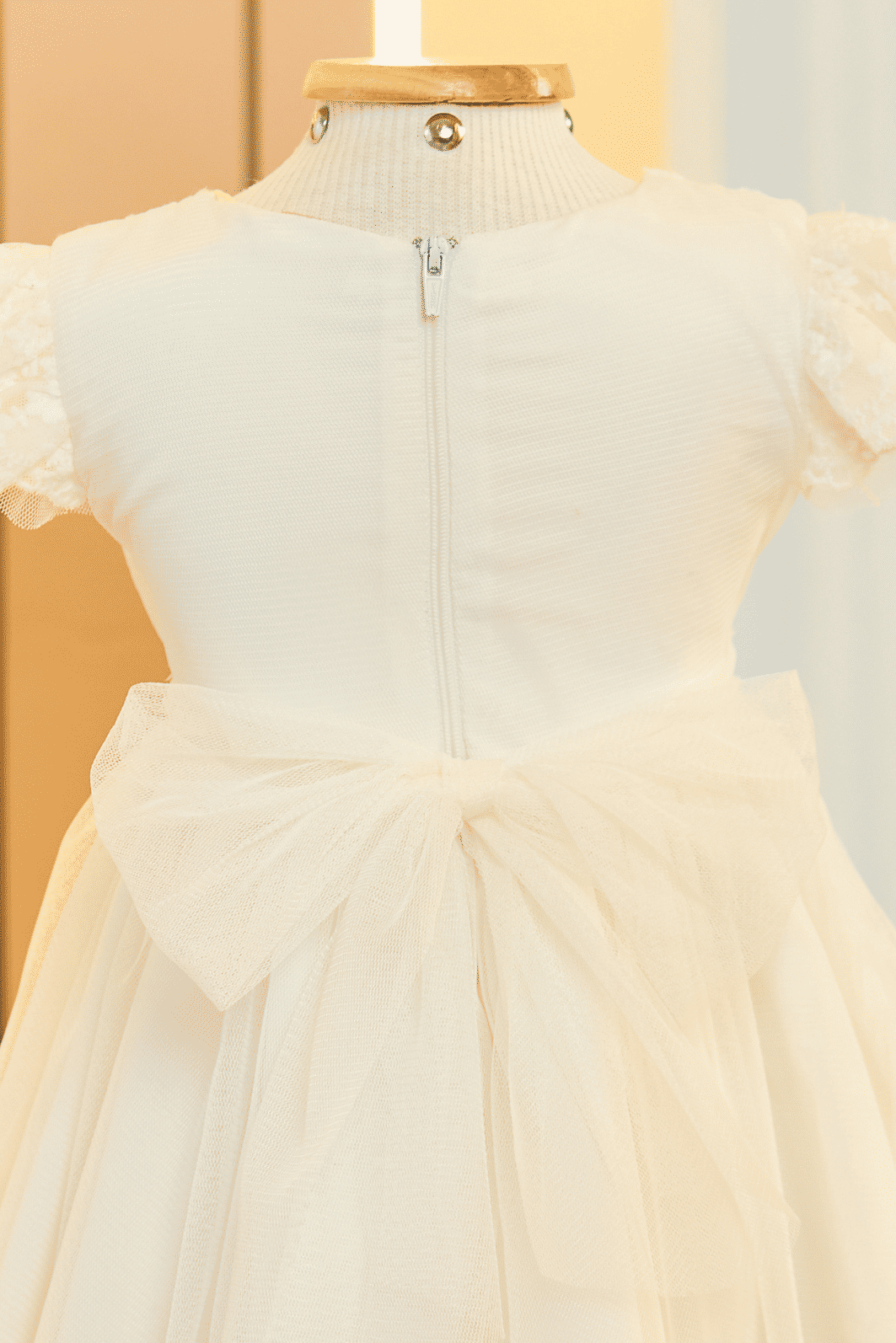 Vestido batismo de tule bordado Vestido batismo de tule bordado