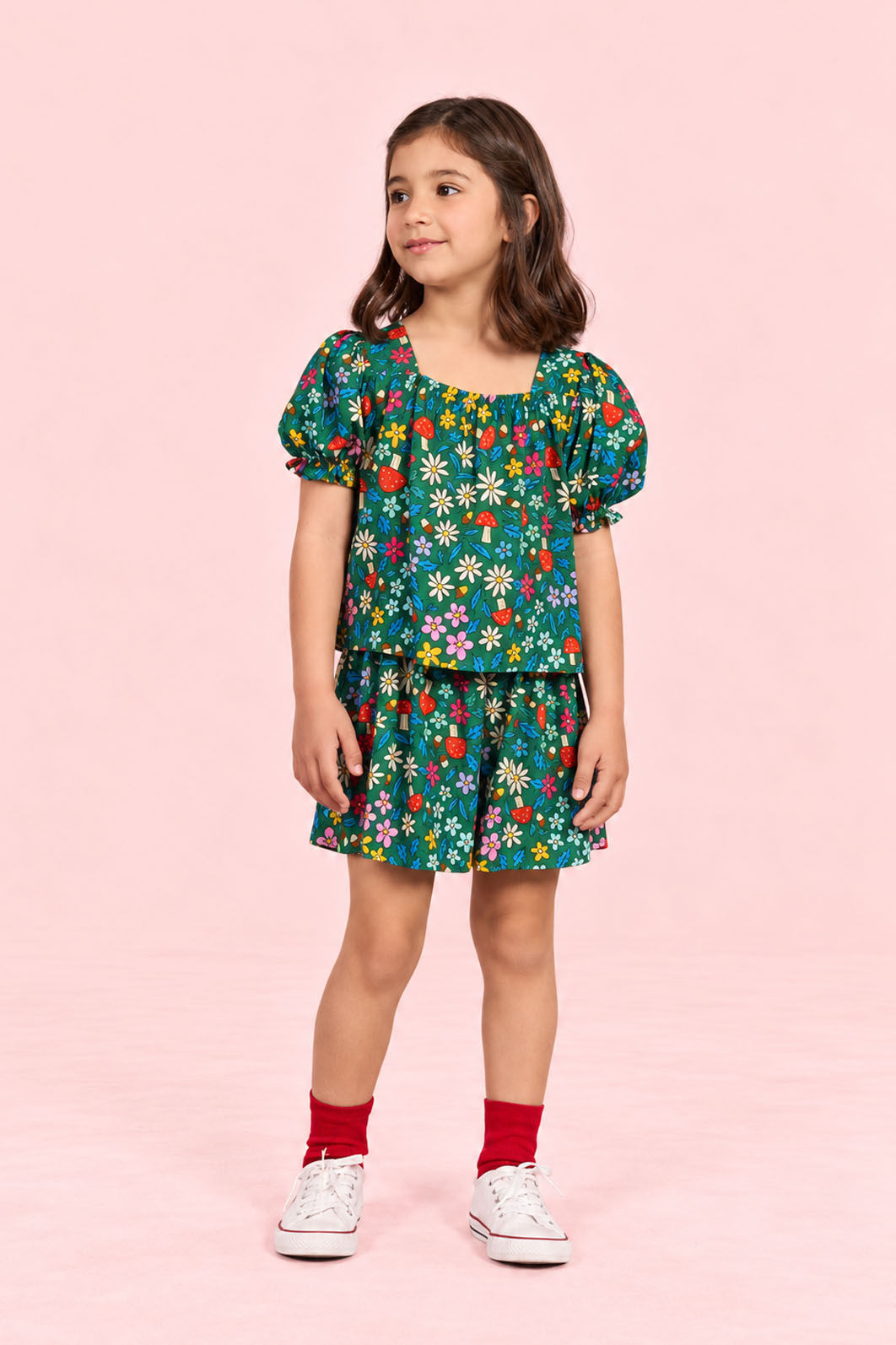 Conjunto Blusa E Short De Viscose Conjunto Blusa E Short De Viscose