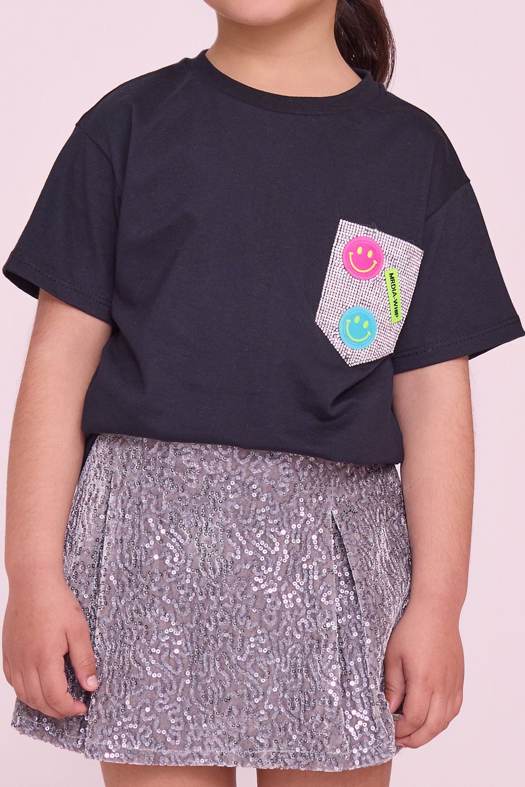 Conjunto T'Shirt E Short-Saia