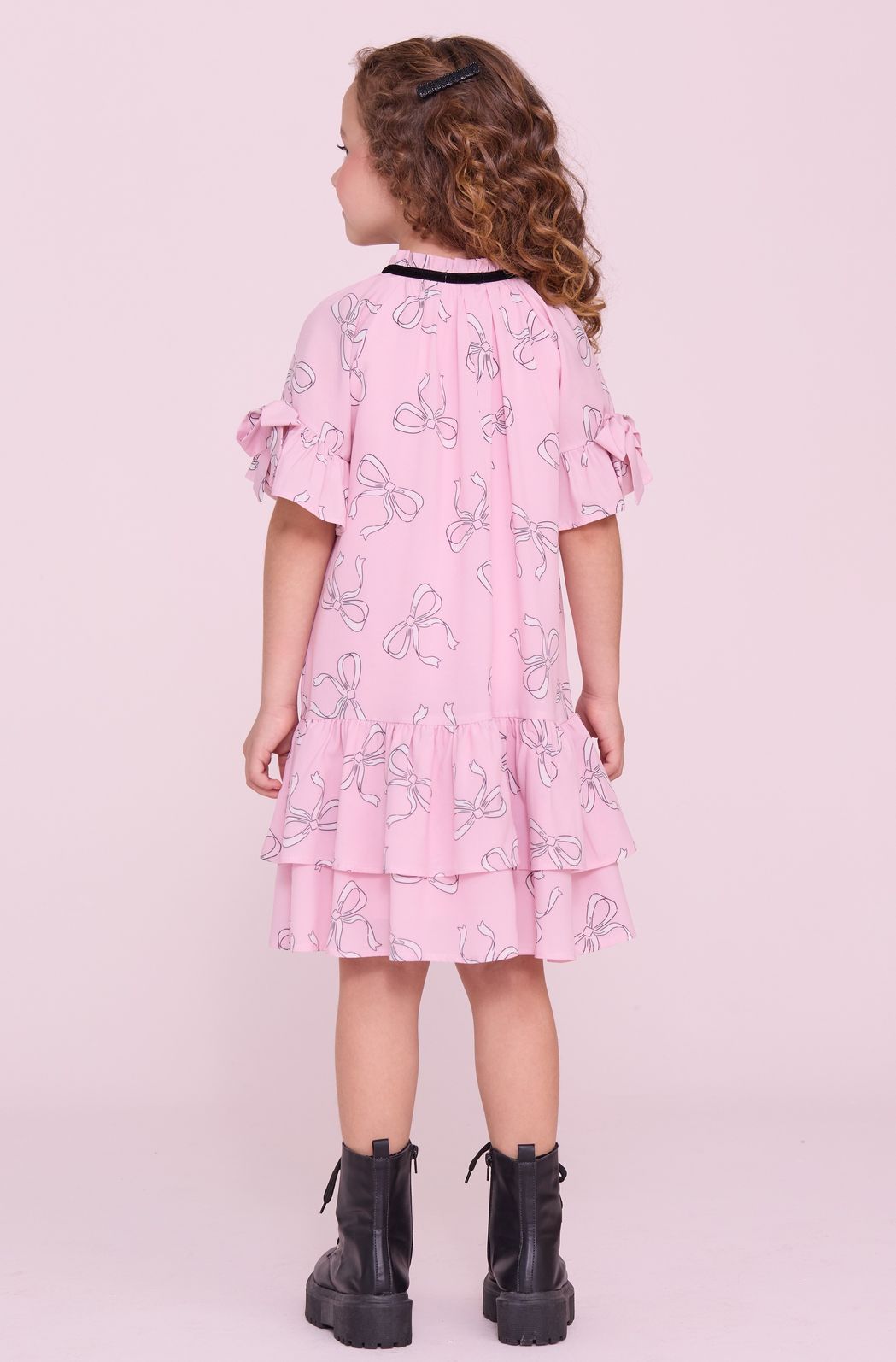 Vestido Estampa De Laços Vestido Estampa De Laços