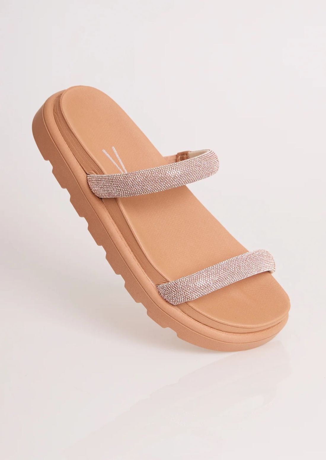 Papete Vizzano Com Brilho Feminino Cor Nude Papete Vizzano Com Brilho Feminino Cor Nude