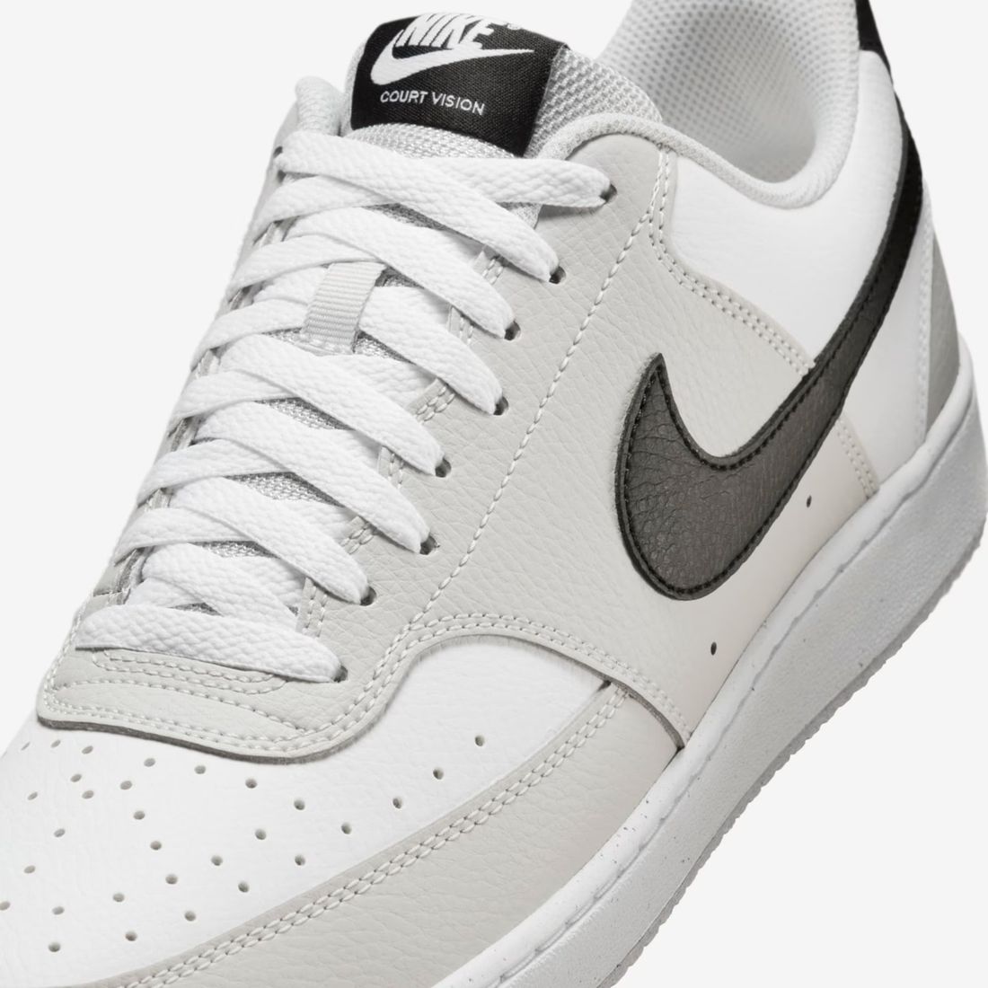 Tênis Nike Court Vision Lo Masculino Cor Branco/Cinza Tênis Nike Court Vision Lo Masculino Cor Branco/Cinza