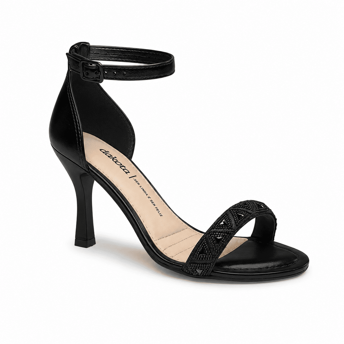 Sandália Dakota Salto Fino Feminino Cor Preto Sandália Dakota Salto Fino Feminino Cor Preto