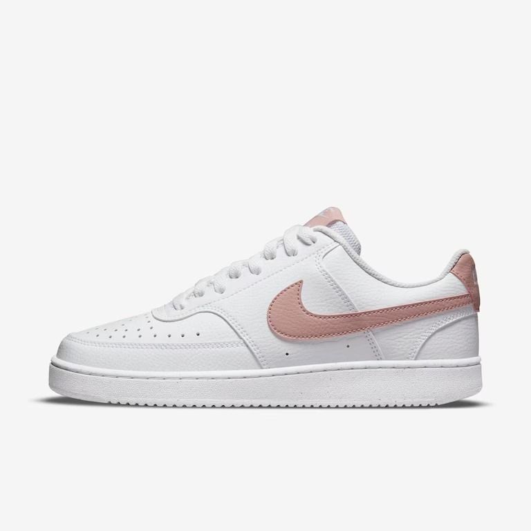 Tênis Nike Court Vision Lo NN Feminino Cor Branco/Rosa Tênis Nike Court Vision Lo NN Feminino Cor Branco/Rosa