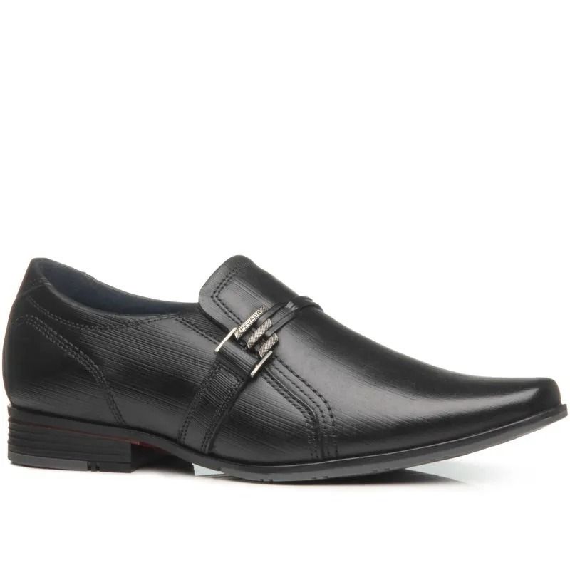 Sapato Social Pegada Em Couro Masculino Cor Preto Sapato Social Pegada Em Couro Masculino Cor Preto