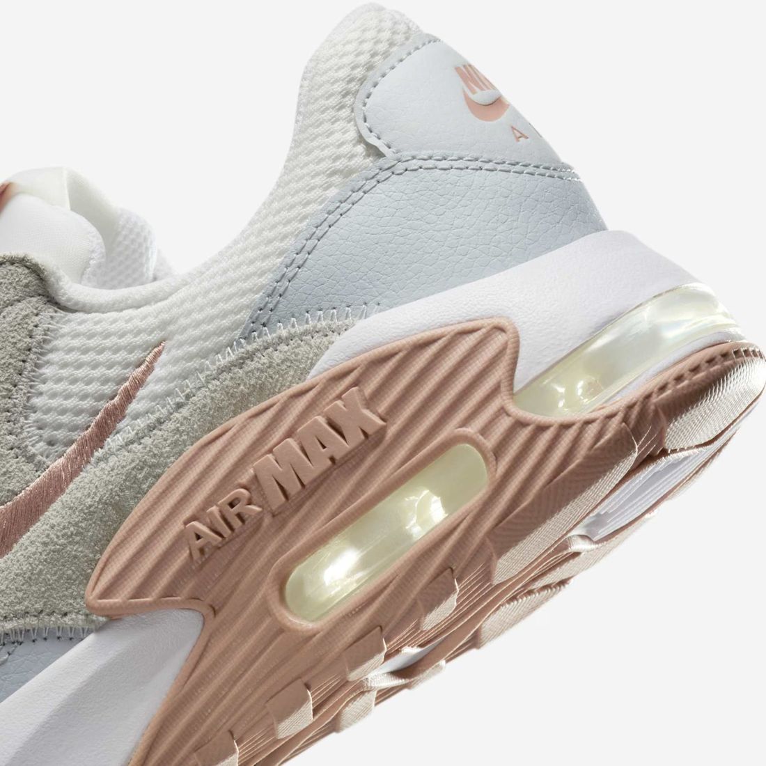 Tênis Nike Air Max Excee Feminino Cor Branco/Cinza/Rosa