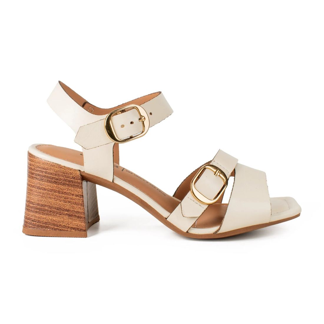Sandália Dakota Salto Bloco Feminino Cor Bege
