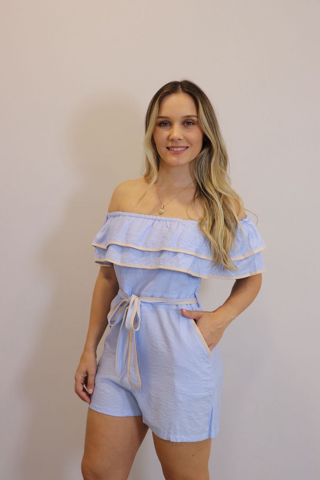 Macaquinho My Crush Feminino Cor Azul