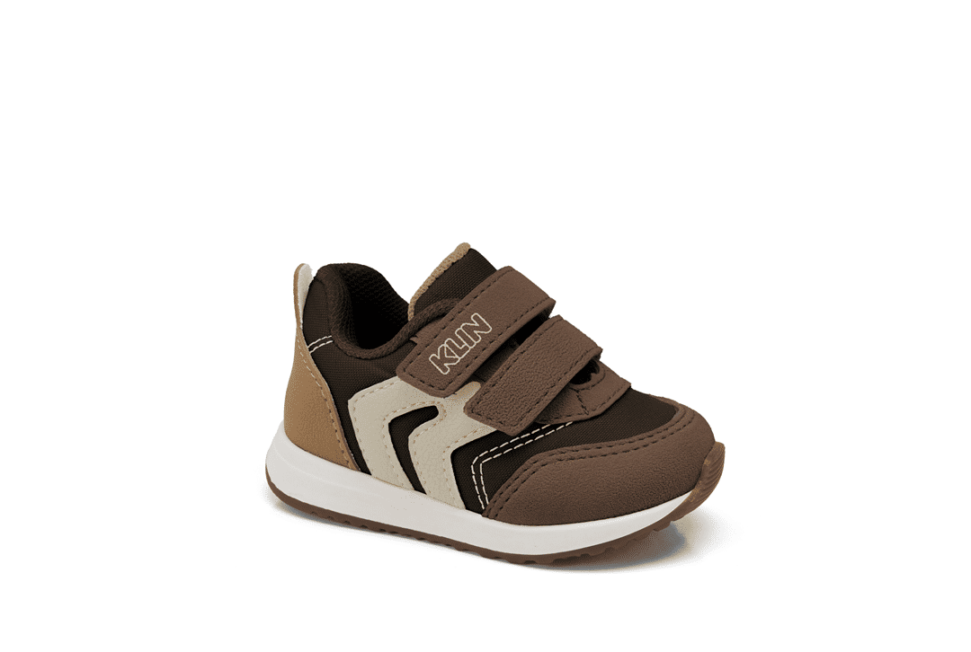 Tênis Klin Walk Infantil Masculino Cor Marrom Tênis Klin Walk Infantil Masculino Cor Marrom