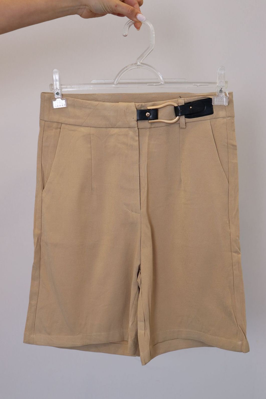 Bermuda Bellina Feminino Cor Caqui