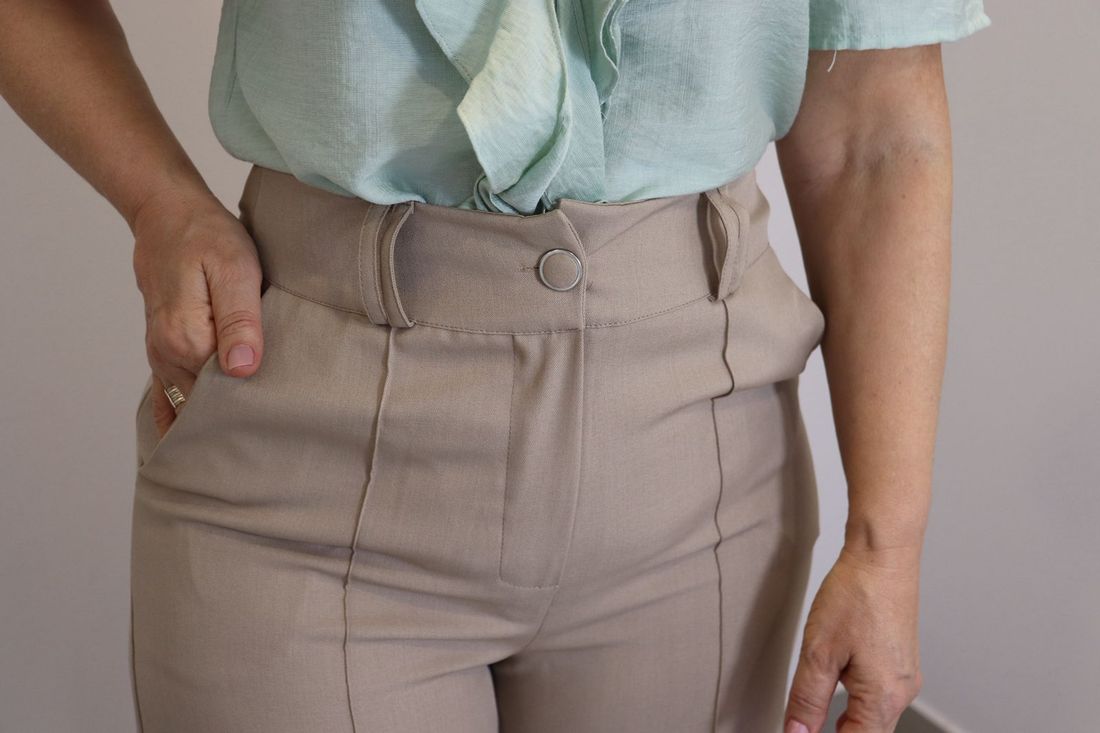 Calça Maxma Alfaiataria Feminino Cor Nude Calça Maxma Alfaiataria Feminino Cor Nude