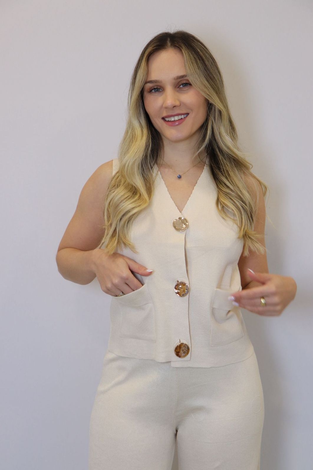 Conjunto Bellina Modal Feminino Cor Nude Conjunto Bellina Modal Feminino Cor Nude