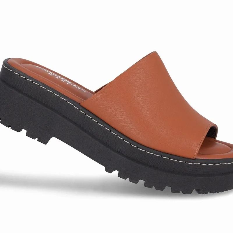 Tamanco Piccadilly Salto Médio Feminino Cor Marrom Ocre Tamanco Piccadilly Salto Médio Feminino Cor Marrom Ocre