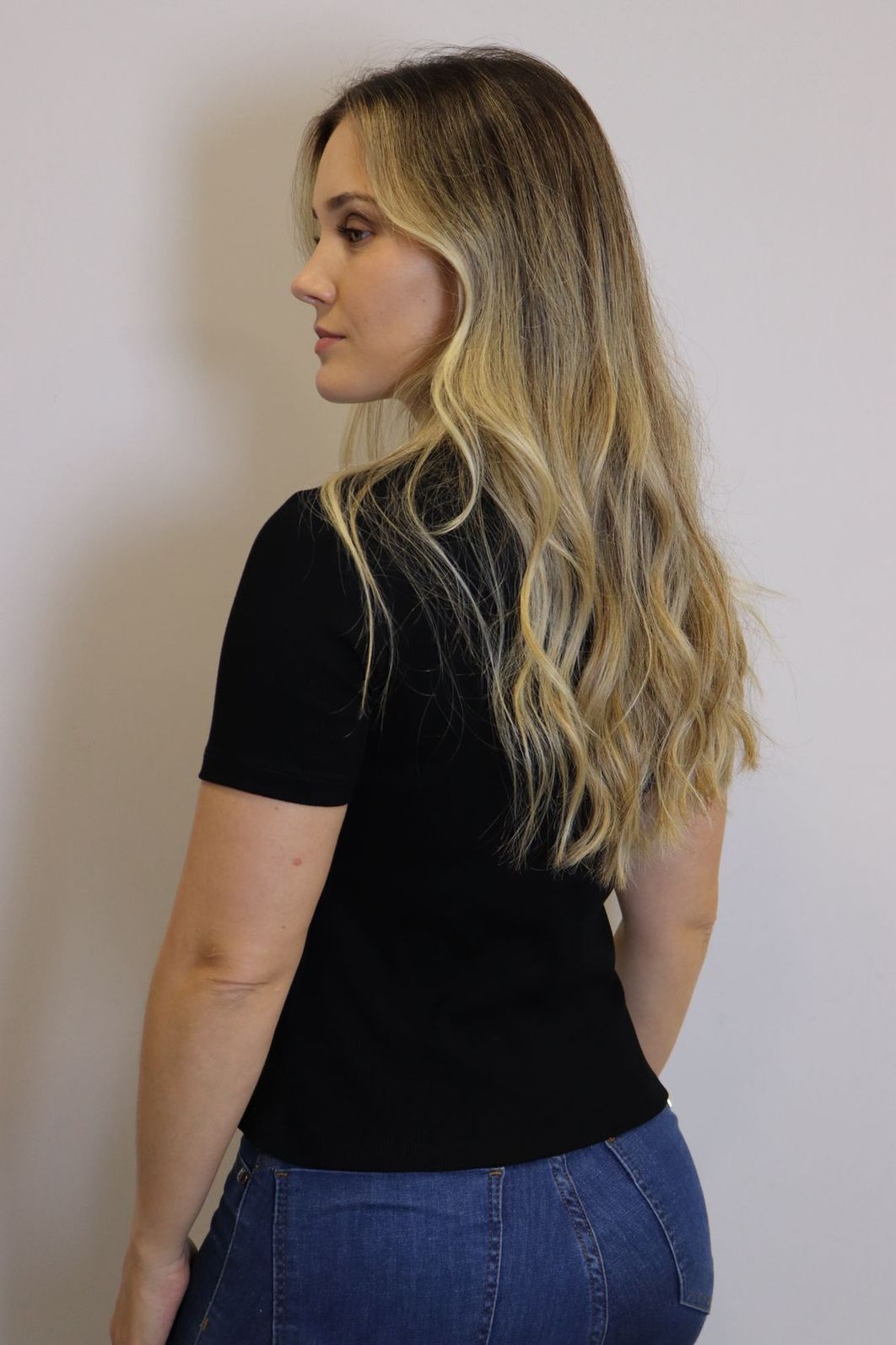 Blusa Cropped Lzt Ribana Feminino Cor Preto Blusa Cropped Lzt Ribana Feminino Cor Preto