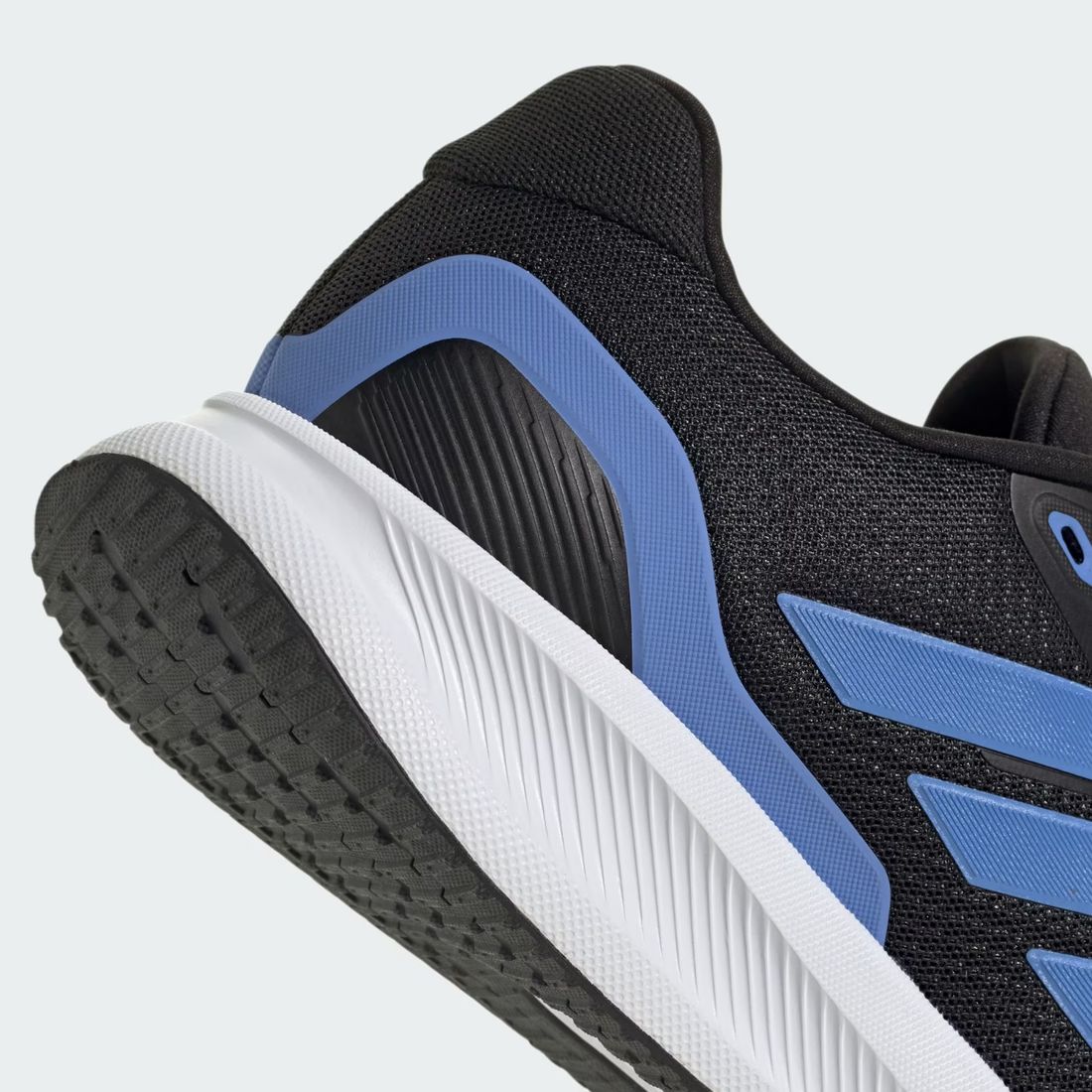 Tênis Adidas RunFalcon 5 Masculino Cor Preto/Azul Tênis Adidas RunFalcon 5 Masculino Cor Preto/Azul