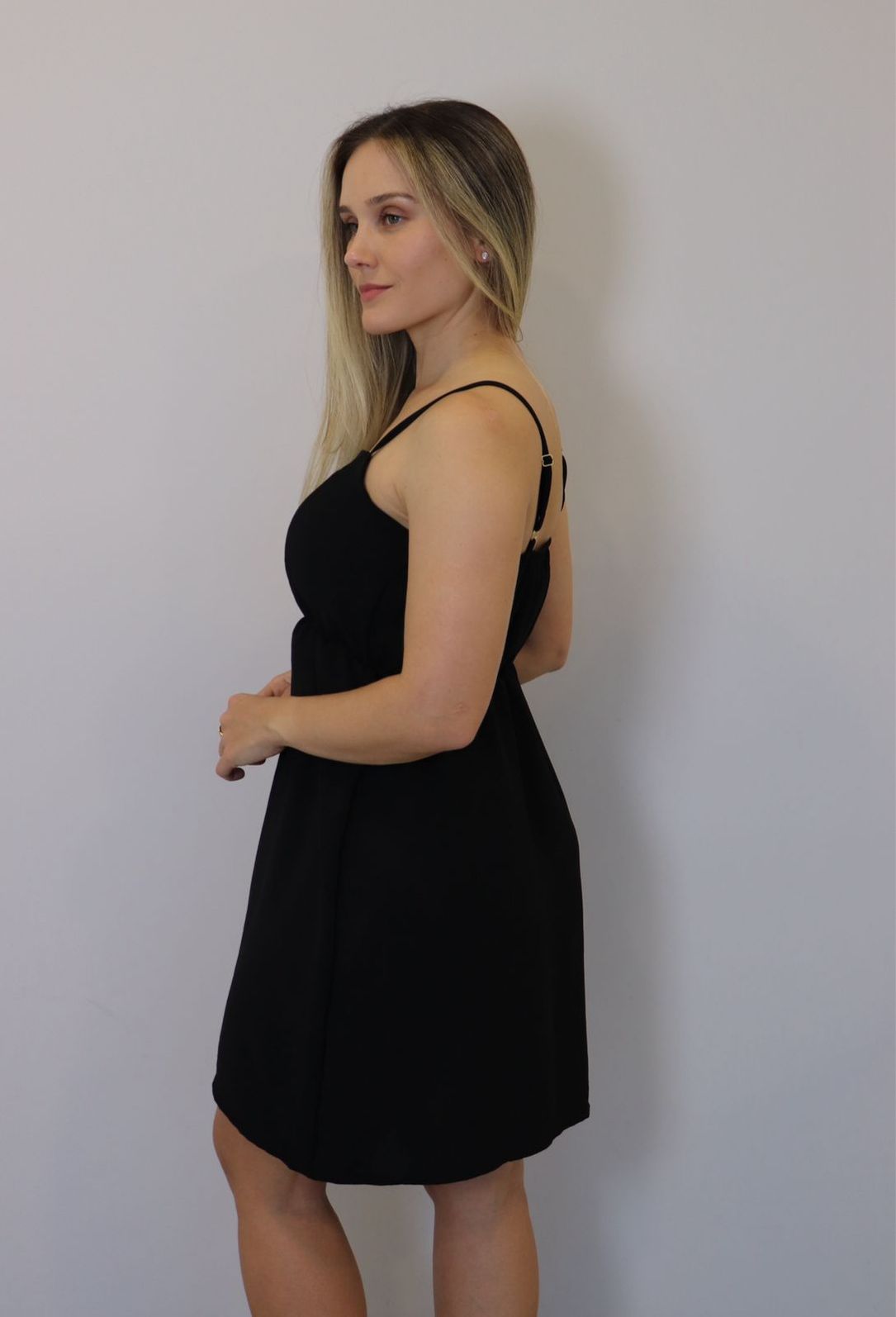 Vestido Kodos Curto Feminino Cor Preto Vestido Kodos Curto Feminino Cor Preto