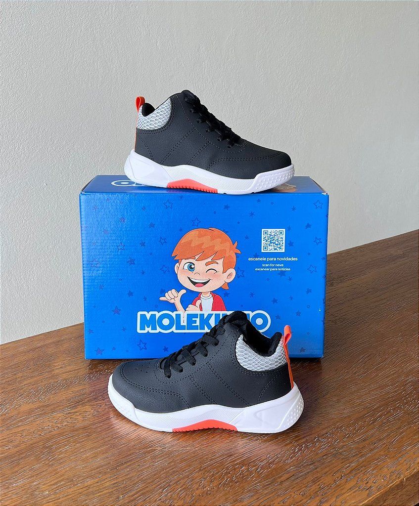 Cano Alto Tenis Para Menino Infantil Tênis Cano Alto TÃªnis