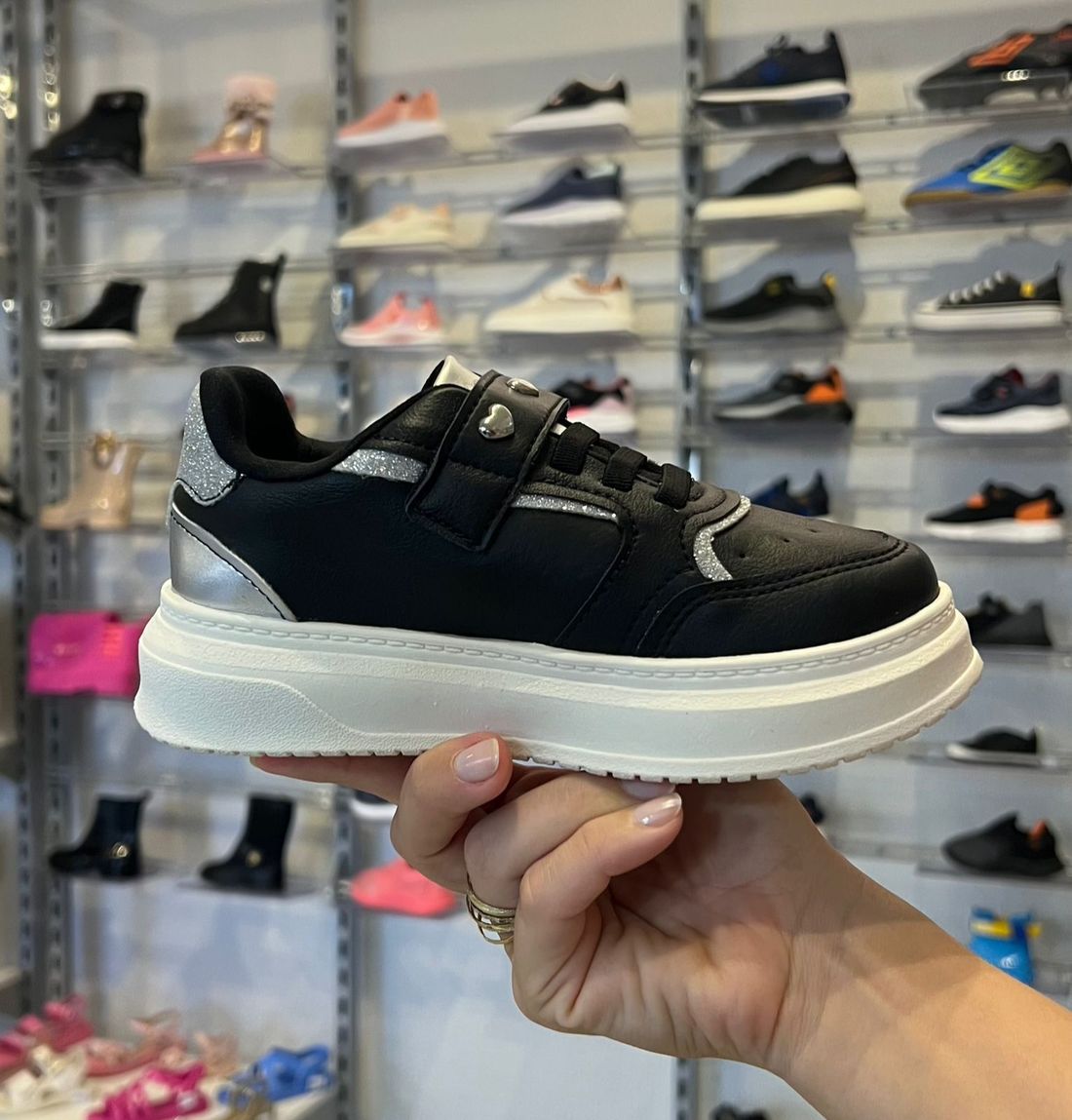 Tênis World Colors Infantil Feminino Cor Preto