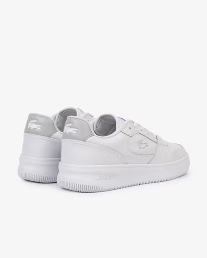 Tênis Lacoste L001 Set Couro Masculino Cor Branco