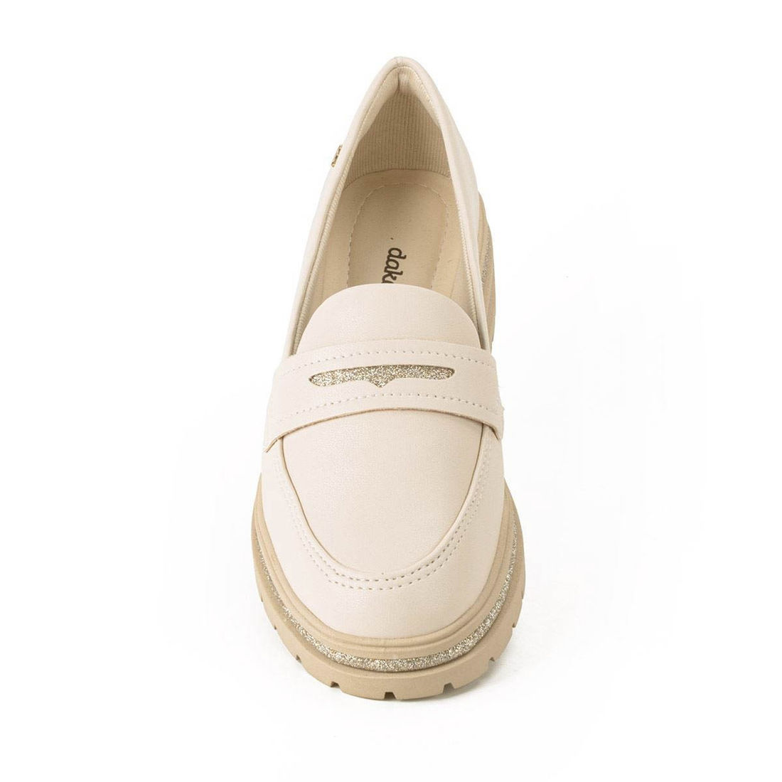 Mocassim Loafer Dakota Feminino Cor Bege